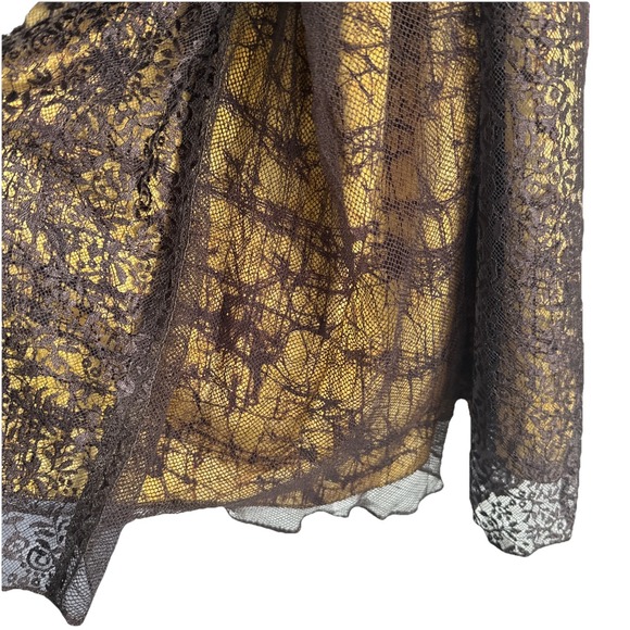 Bottega Veneta belted lace design sleeveless dress, size 36/6 - Picture 2 of 10